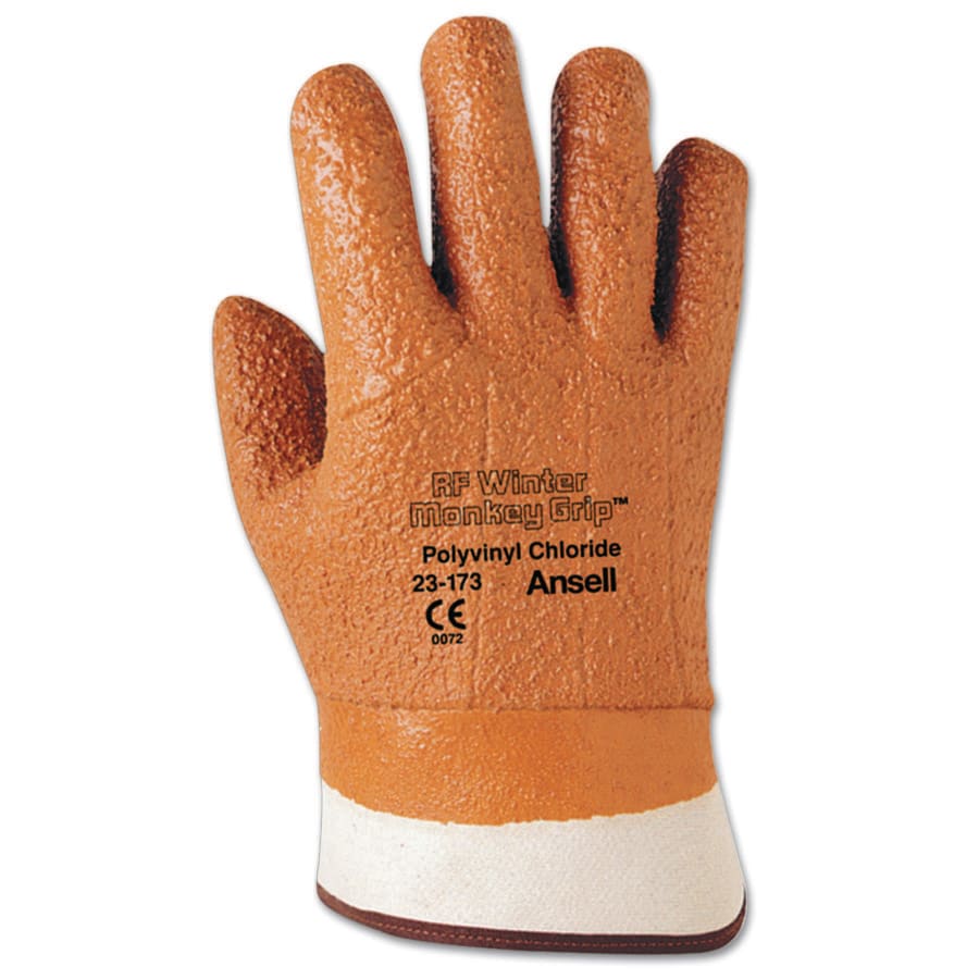 (image for) Activarmr 23-173 PVC-Coated Gloves, Rough Finish, Size 10, Brown, Pack of 12