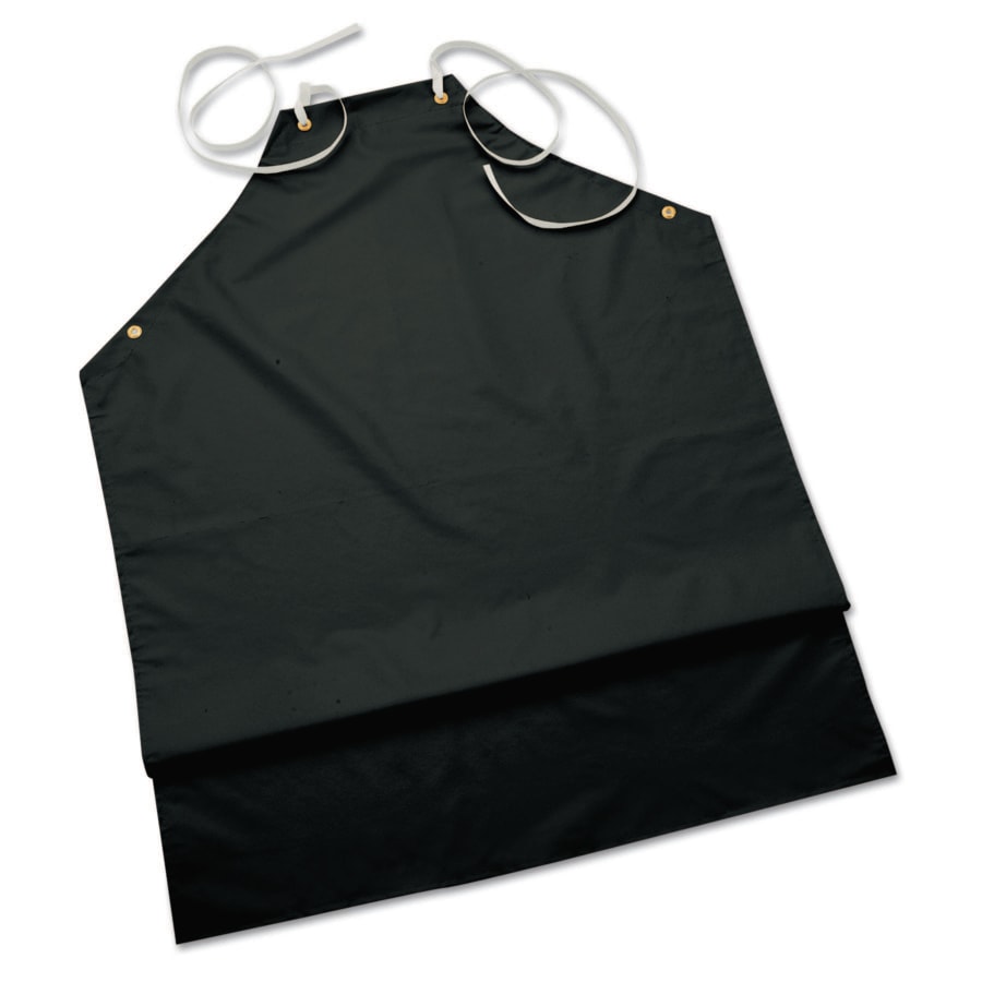 (image for) Alphatec Hycar Apron, 35 in x 45 in, Nitrile/Poly-Cotton, Black, Pack of 12