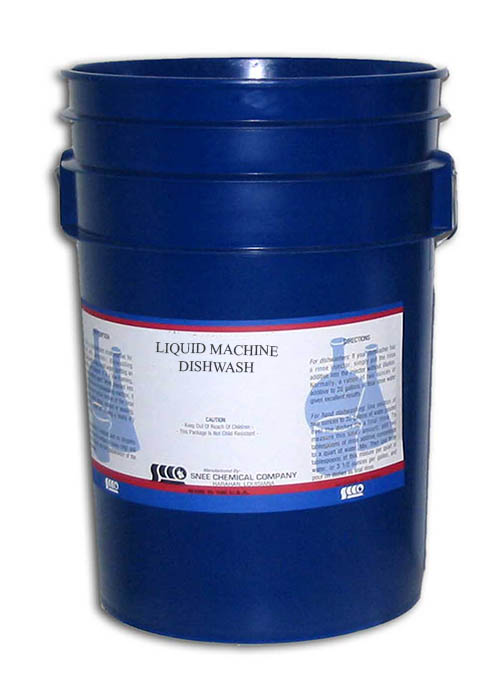 (image for) Liquid Commercial Dishwasher Detergent, 5 gallon pail
