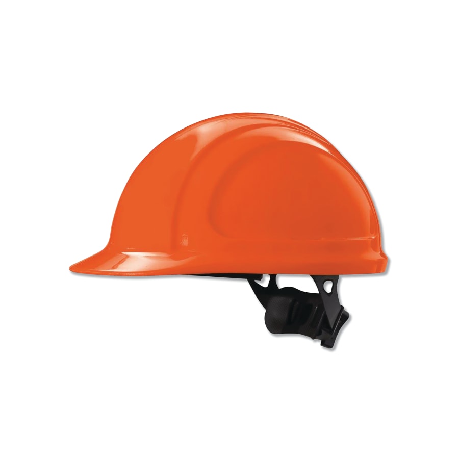 (image for) Honeywell North Zone N10 Ratchet Hard Hat, 4 Point, Front Brim, Orange