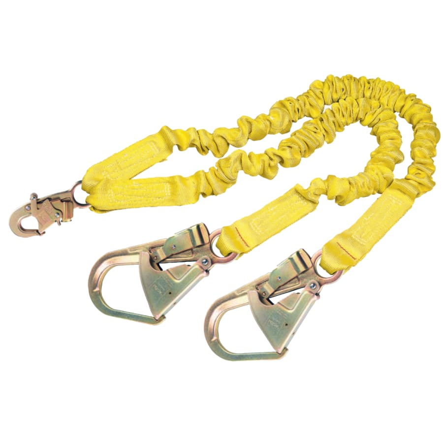 (image for) Dbi-Sala ShockWave2 100% Shock Absorbing Lanyard, 6 ft, Self-Locking Snap, 310 lb