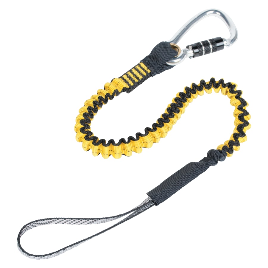 (image for) Dbi-Sala Python Safety Hook2Loop Bungee Tether, 31"-52", 35 lb Cap, Yellow