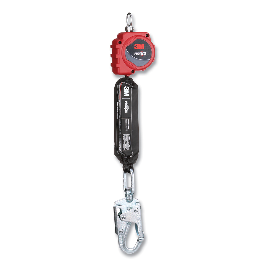 (image for) Protecta Personal Self Retracting Lifeline, 6 ft, Web, 310 lb, Single Leg