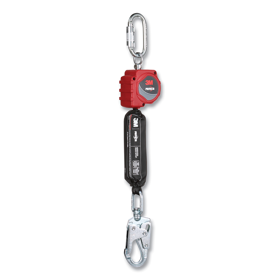 (image for) Protecta Personal Self Retracting Lifeline, 6 ft, Web, Swivel Snap Hook, 310 lb, Single Leg