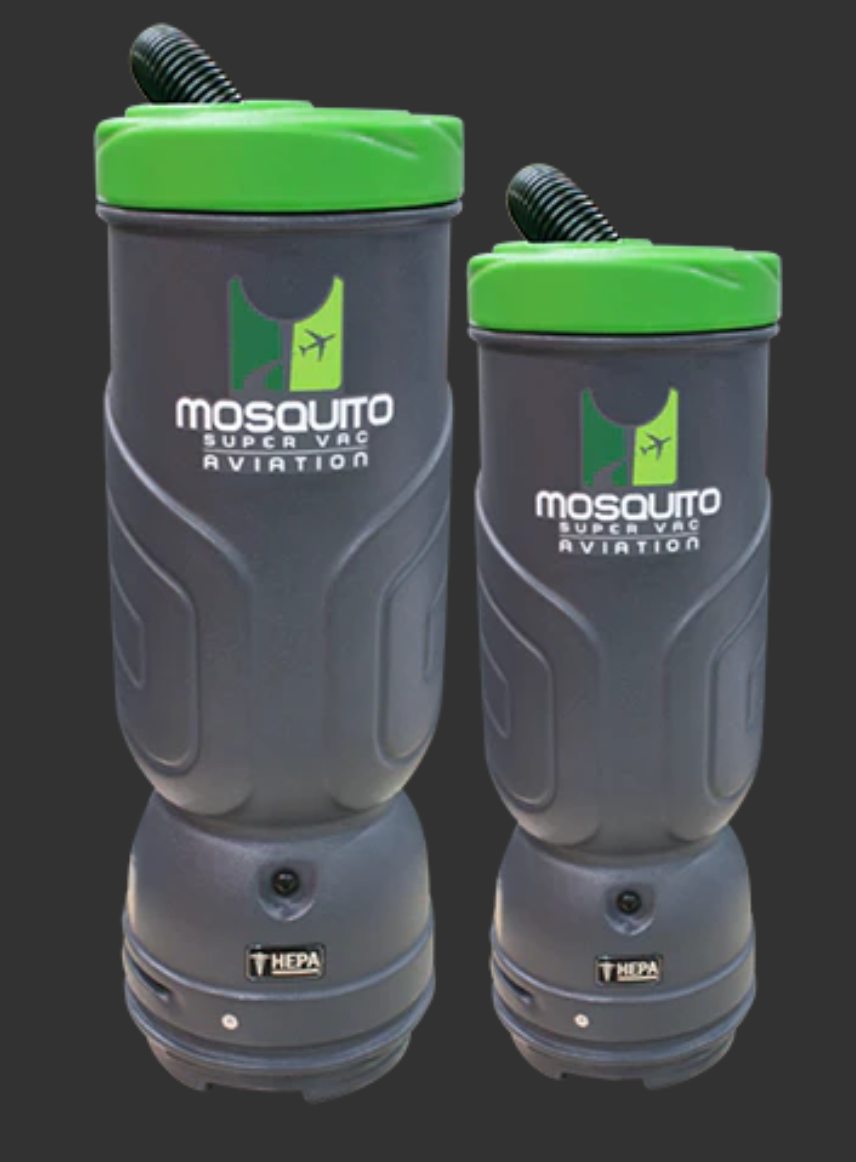 (image for) Mosquito 10-Quart Aviation HEPA Backpack Vaccum - Standard Lid - Standard Hose - Standard Tool Kit