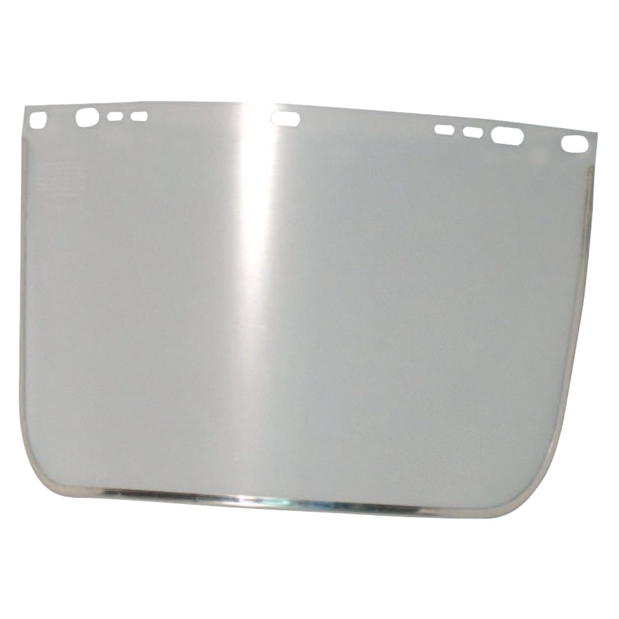 (image for) Anchor Brand Visor, Clear, Aluminum Bound, 9 in x 15-1/2 in, for Jackson Safety Head Gear/Cap Adaptors, case of 20