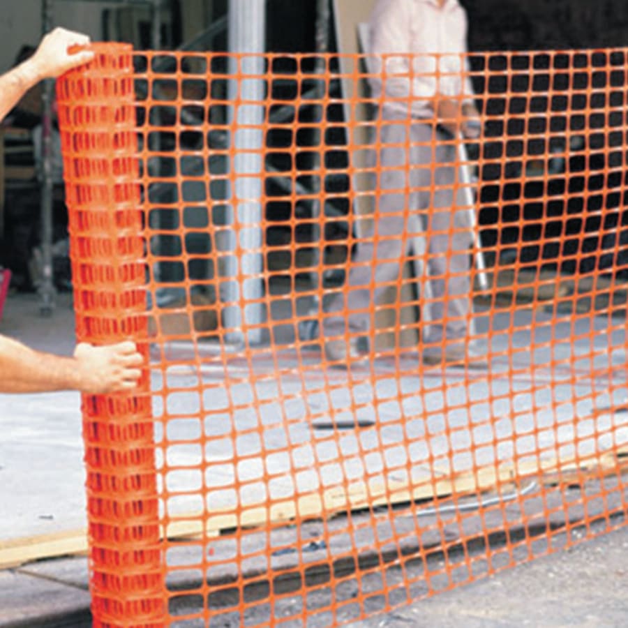 (image for) Anchor Brand Safety Fence, 4 ft x 100 ft, Polyethylene, Orange