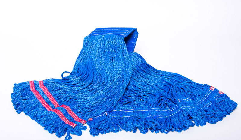 (image for) 10oz Blue Microfiber String Mops, case of 20
