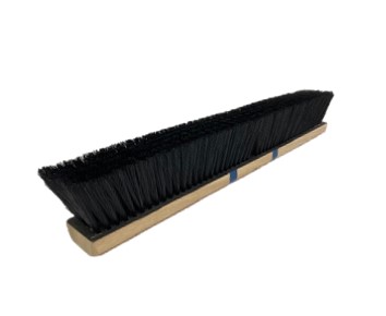(image for) Black Poly Floor Brush, Sustainable Wood Block, 24″, case of 12