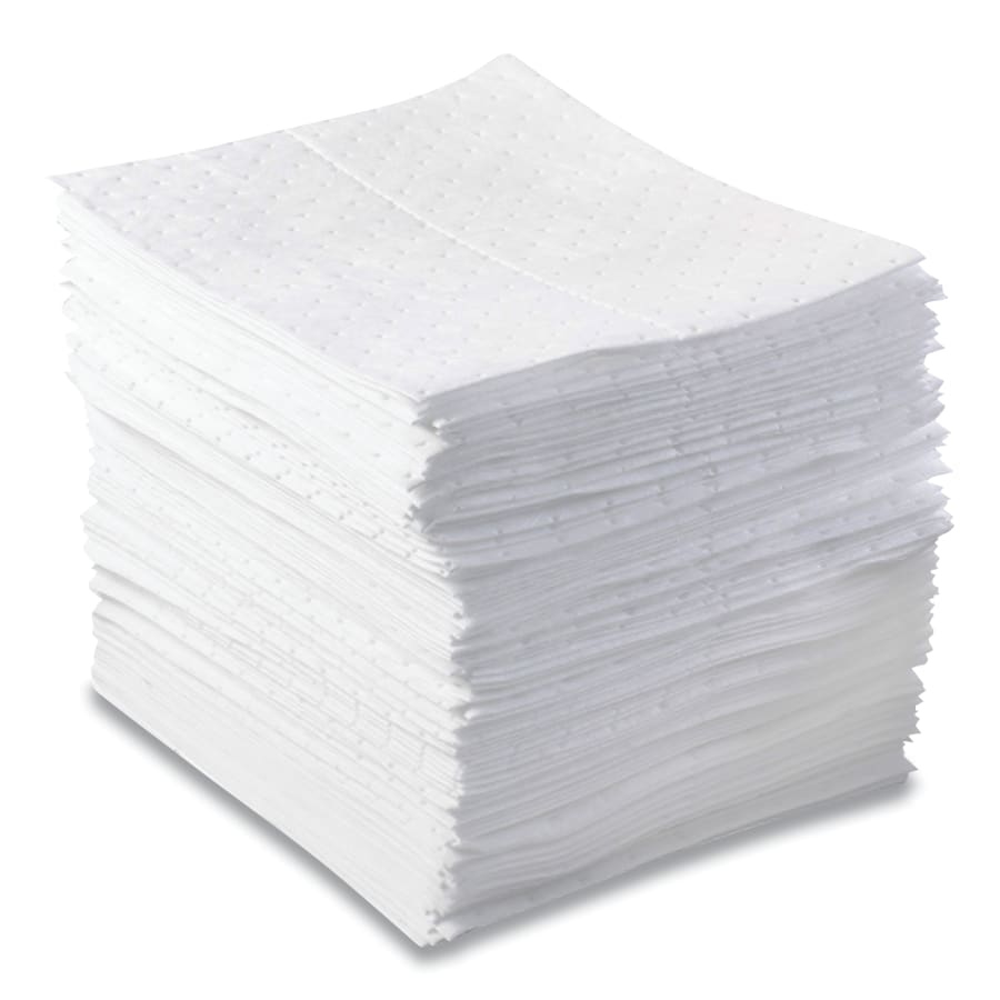 (image for) Anchor Oil-Only Sorbent Pad, Heavy-Weight, Absorbs 20.5 gal, 15 in x 17 in