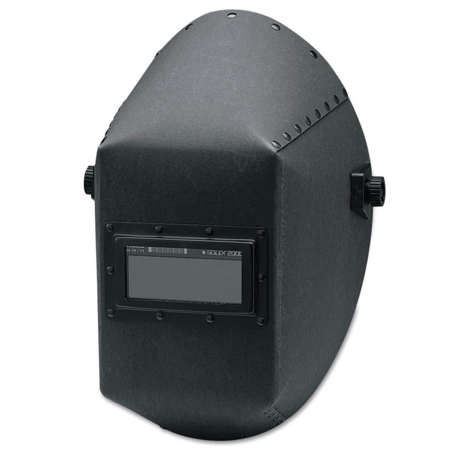 (image for) Huntsman WH20 411P Fiber Shell Welding Helmet, SH10, Fixed Front, Black