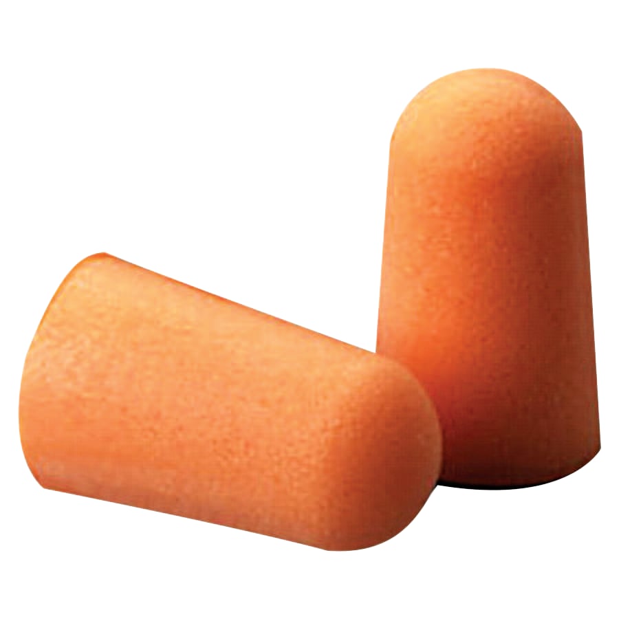 (image for) 3M Foam Earplug, Foam, Bright Orange, Uncorded Tapered, Pack of 200 PR