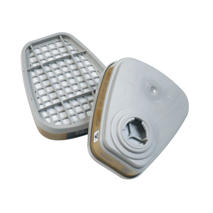 (image for) 3M 6000 Series Gas /Vapor Cartridge, Multi-Gas/Vapor, Olive, Pack of 2