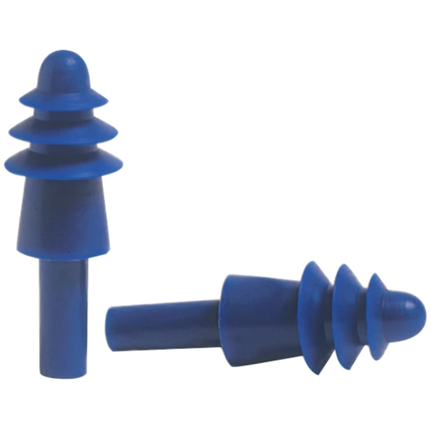 (image for) Honeywell AirSoft Reusable Earplugs, Thermoplastic Elastomer, Blue, Pack of 100