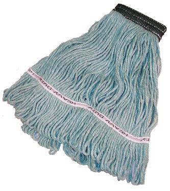 (image for) X-Large Green Blended Looped Wet Mop, case of 12