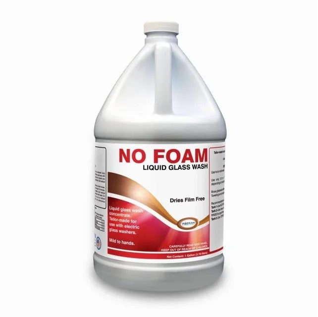 (image for) No Foam Liquid Glass Wash, Case of 4 Gallons
