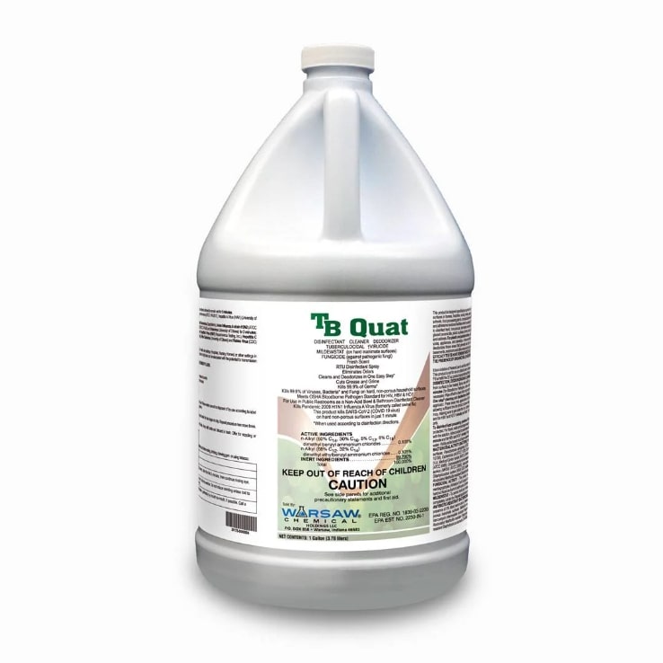 (image for) TB Quat Ready-To-Use Disinfectant Cleaner, Case of 4 Gallons
