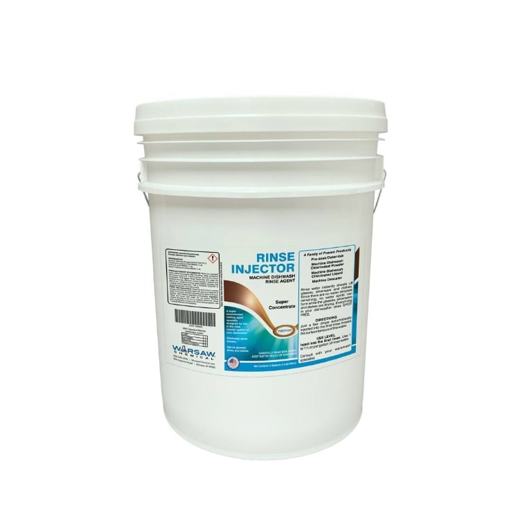 (image for) Rinse Injector Machine Dishwash Rinse Agent, 5 Gallon Pail