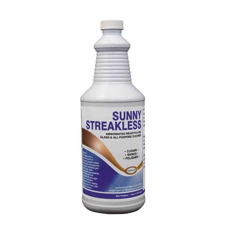 (image for) Sunny Streakless Ammoniated Ready-To-Use Glass & All Purpose Cleaner, 12 Quart Case