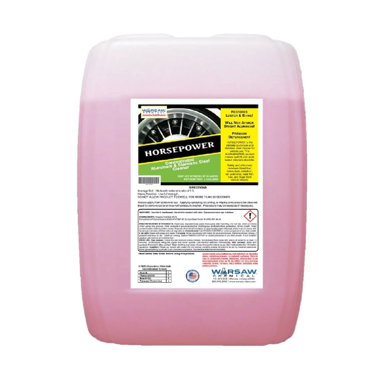 (image for) PFD Horsepower Concentrated Aluminum & Stainless Steel Cleaner, 5 Gallon T-Head