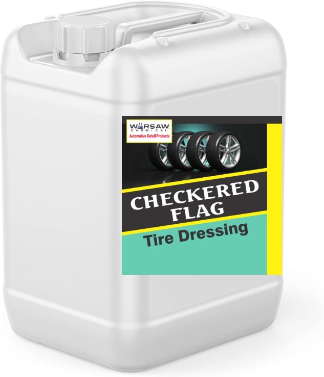(image for) PFD Checkered Flag Tire Dressing, 5 Gallon T-Head