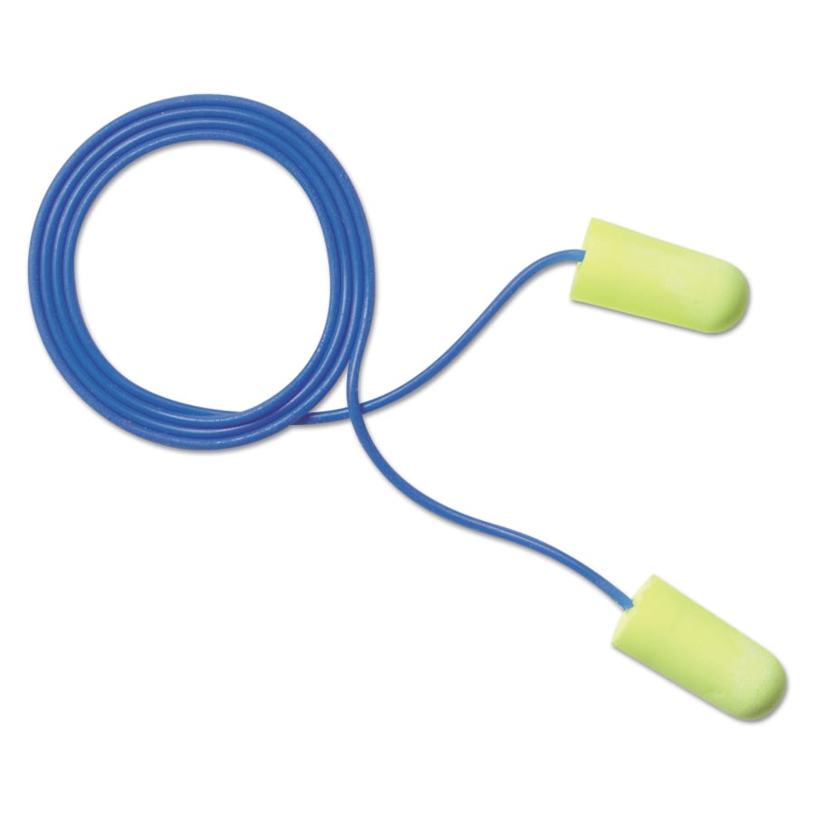 (image for) 3M E-A-Rsoft Yellow Neons Foam Earplug, Polyurethane, Yellow, Pack of 200