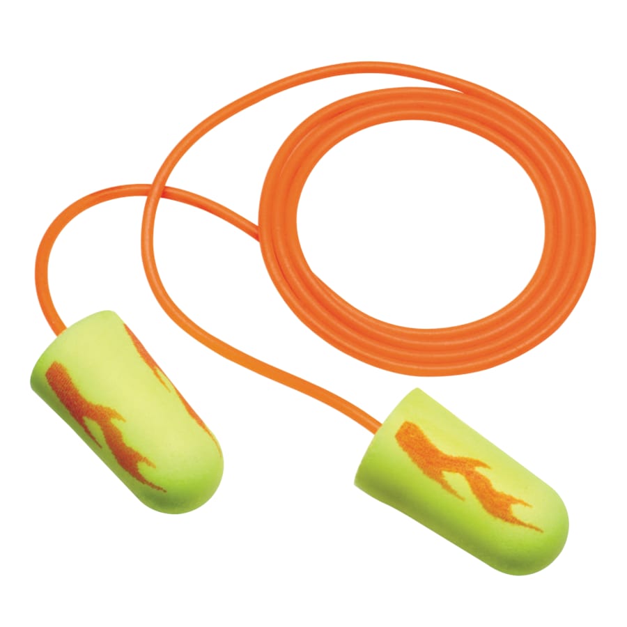 (image for) 3M E-A-Rsoft Yellow Neon Blasts Foam Earplugs, Polyurethane, Yellow, Pack of 200
