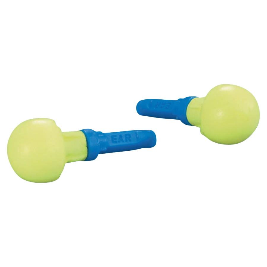 (image for) 3M E-A-R Push-Ins Foam Earplug, Polyurethan, Blue/Yellow, Pack of 100