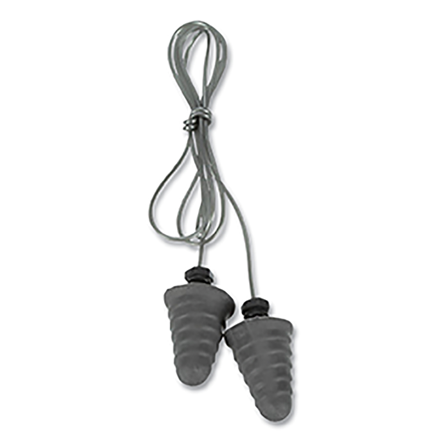 (image for) 3M Next Skull Screws Earplug, Polyurethane, Corded, Silver