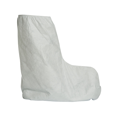 (image for) Dupont Tyvek 400 Shoe and Boot Cover, Boot, One Size Fits Most, Small, White, Case of 50
