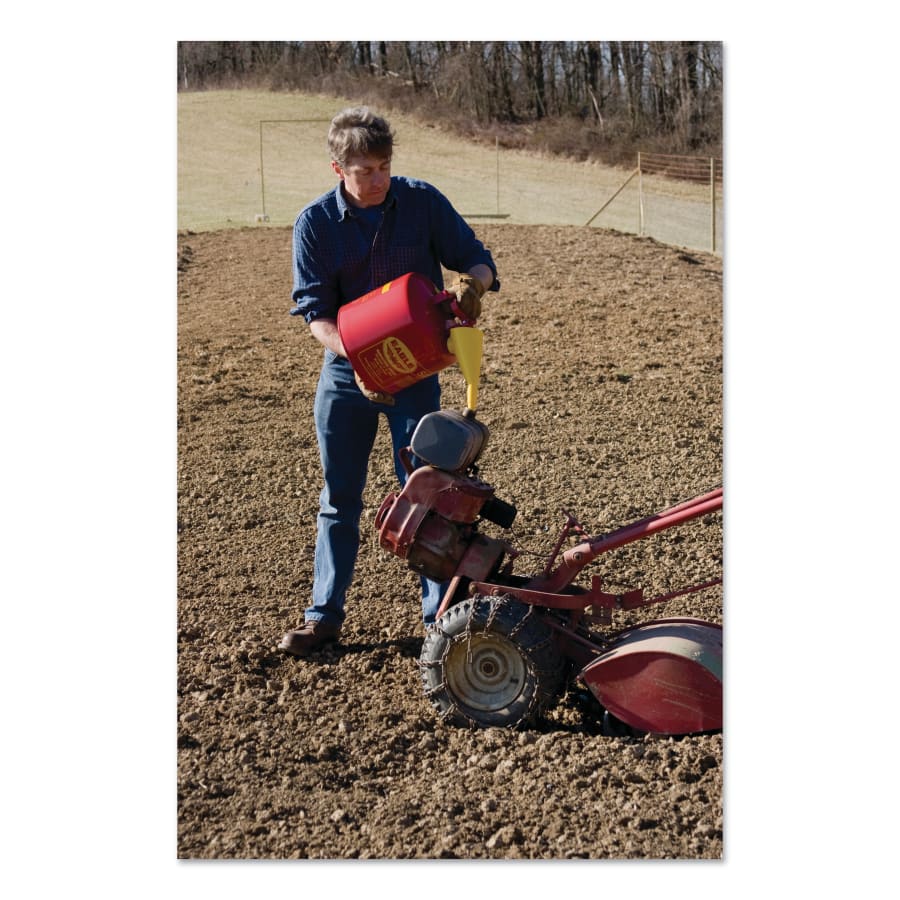 (image for) Eagle Type l Safety Can, Funnel, 5 gal, Red