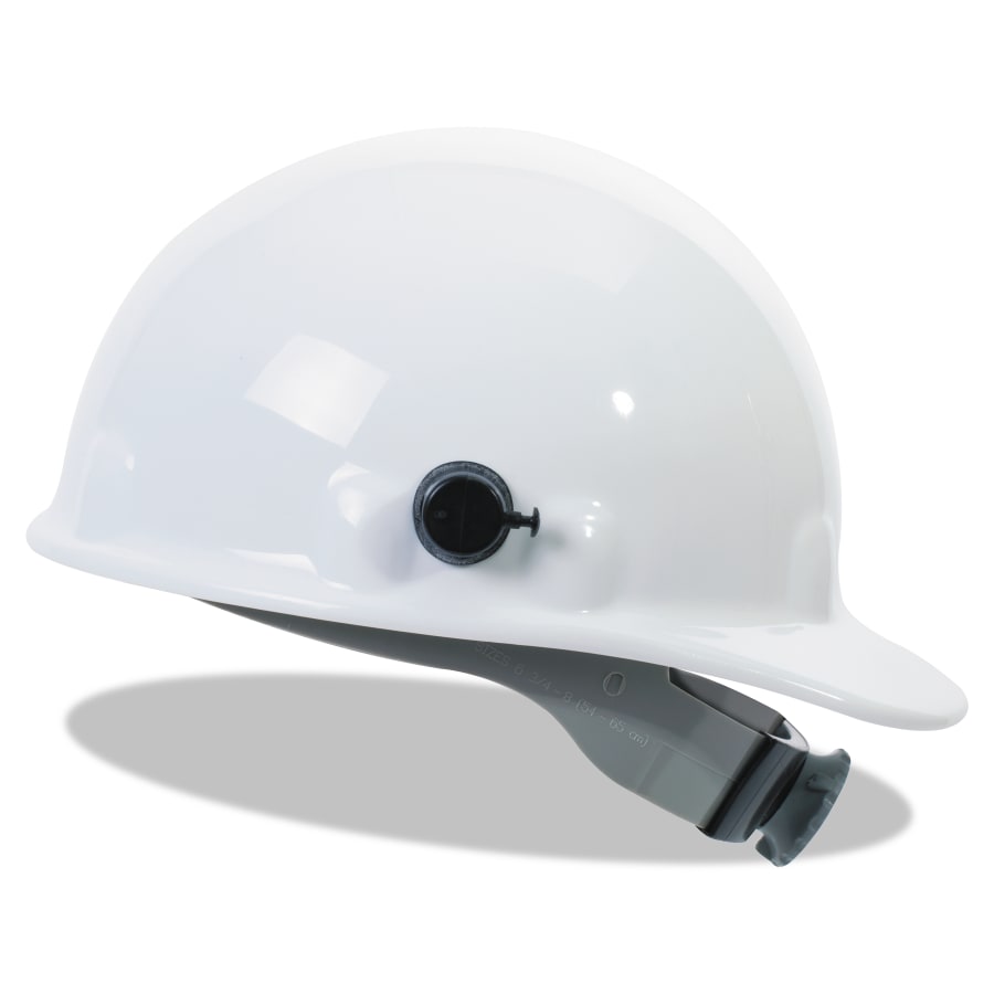 (image for) Honeywell SuperEight E2 Series Hard Cap, 8-point Ratchet, Quick-Lok Blocks, White