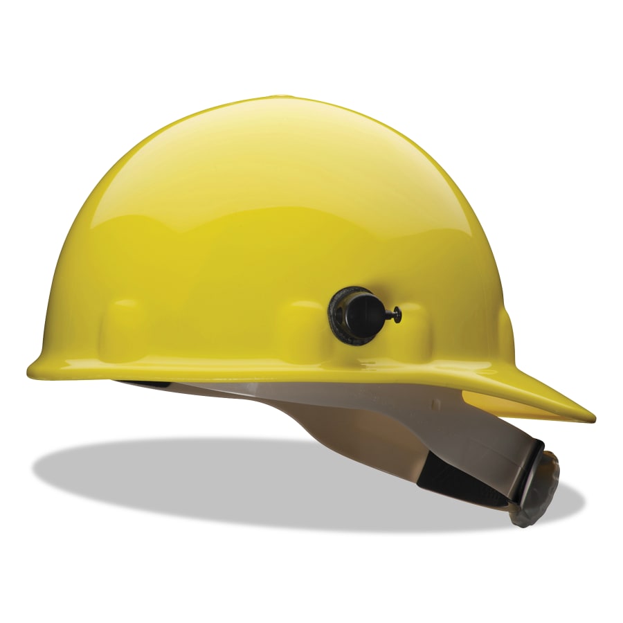 (image for) Honeywell SuperEight E2 Series Hard Cap, 8-point Ratchet, Quick-Lok Blocks, Yellow