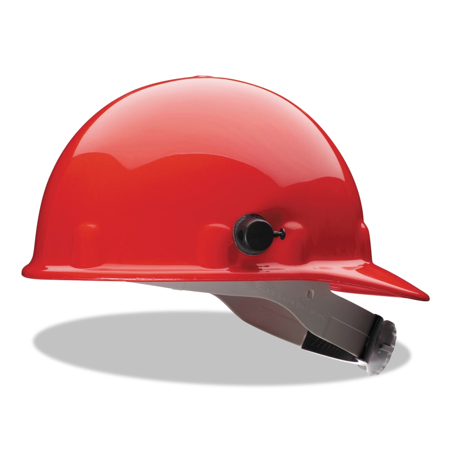(image for) Honeywell SuperEight E2 Series Hard Cap, 8-point Ratchet, Quick-Lok Blocks, Red