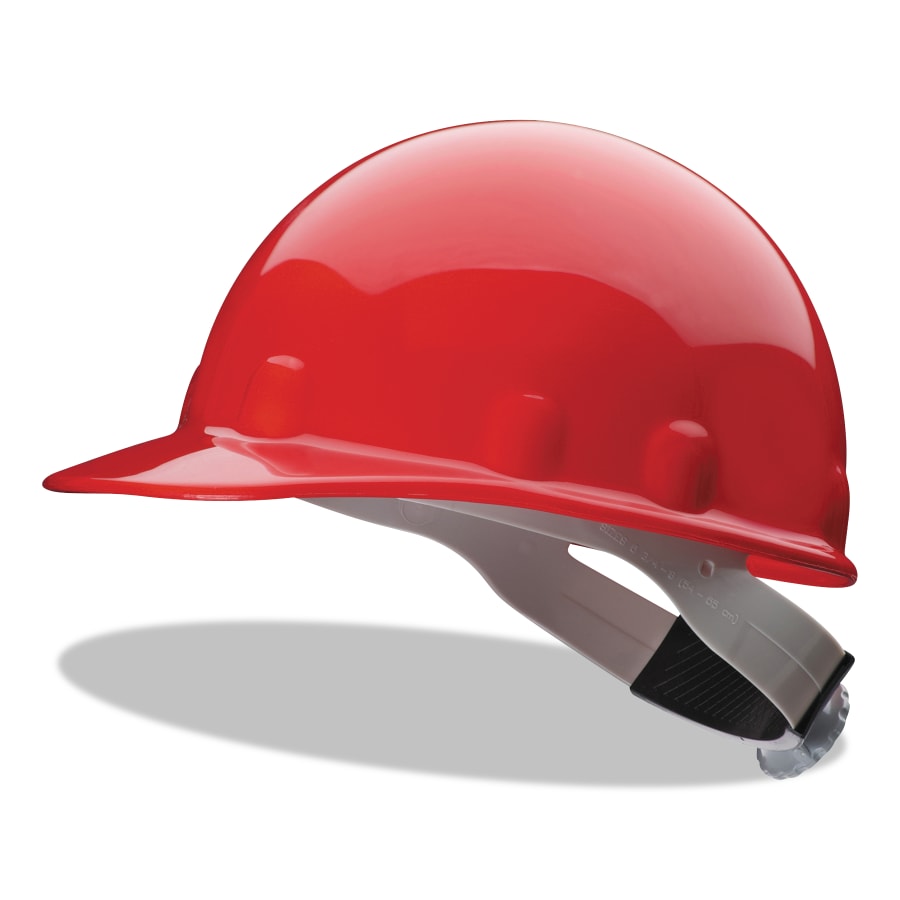 (image for) Honeywell SuperEight E2 Series Hard Cap, 8-point Ratchet, Red