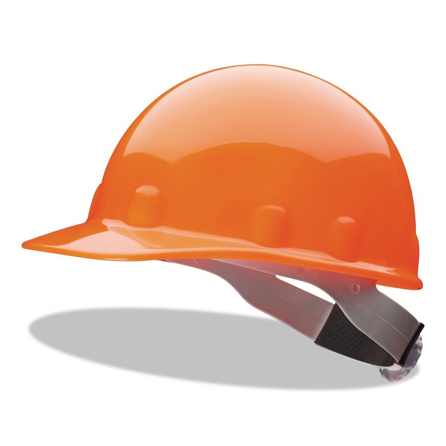 (image for) Honeywell SuperEight E2 Series Hard Cap, 8-point Ratchet, Hi-Viz Orange