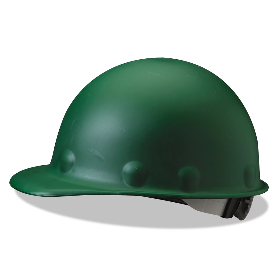 (image for) Honeywell P2 Series Roughneck Hard Cap, SuperEight Ratchet w/Quick-Lok, Green