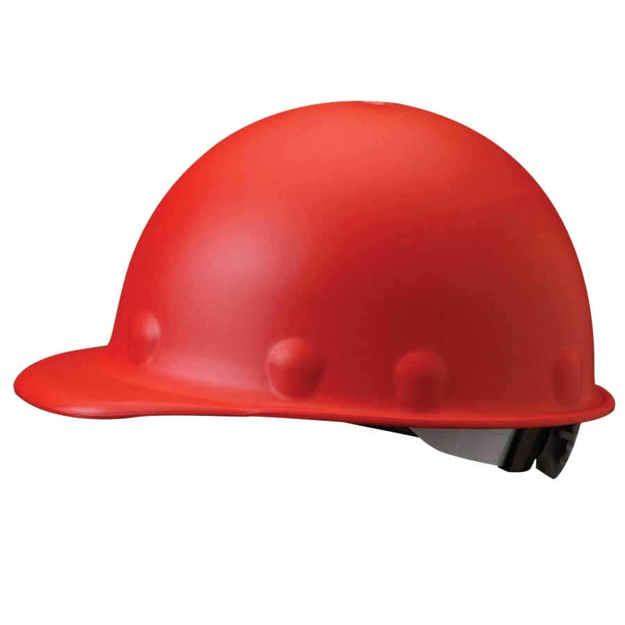 (image for) Honeywell P2 Series Roughneck Hard Cap, SuperEight Ratchet, Red