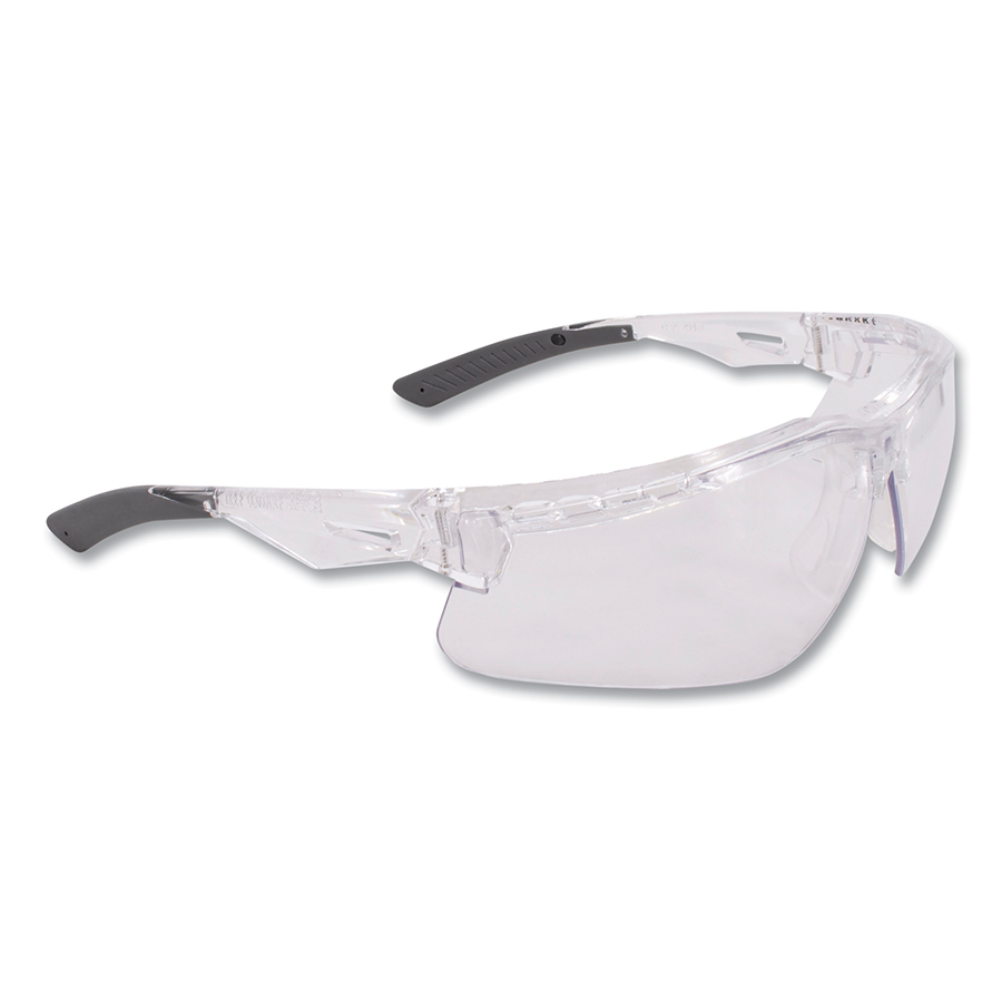 (image for) Radians Thraxus Safety Glasses, Polycarbonate, Uncoated, Crystal Frame, Pack of 12