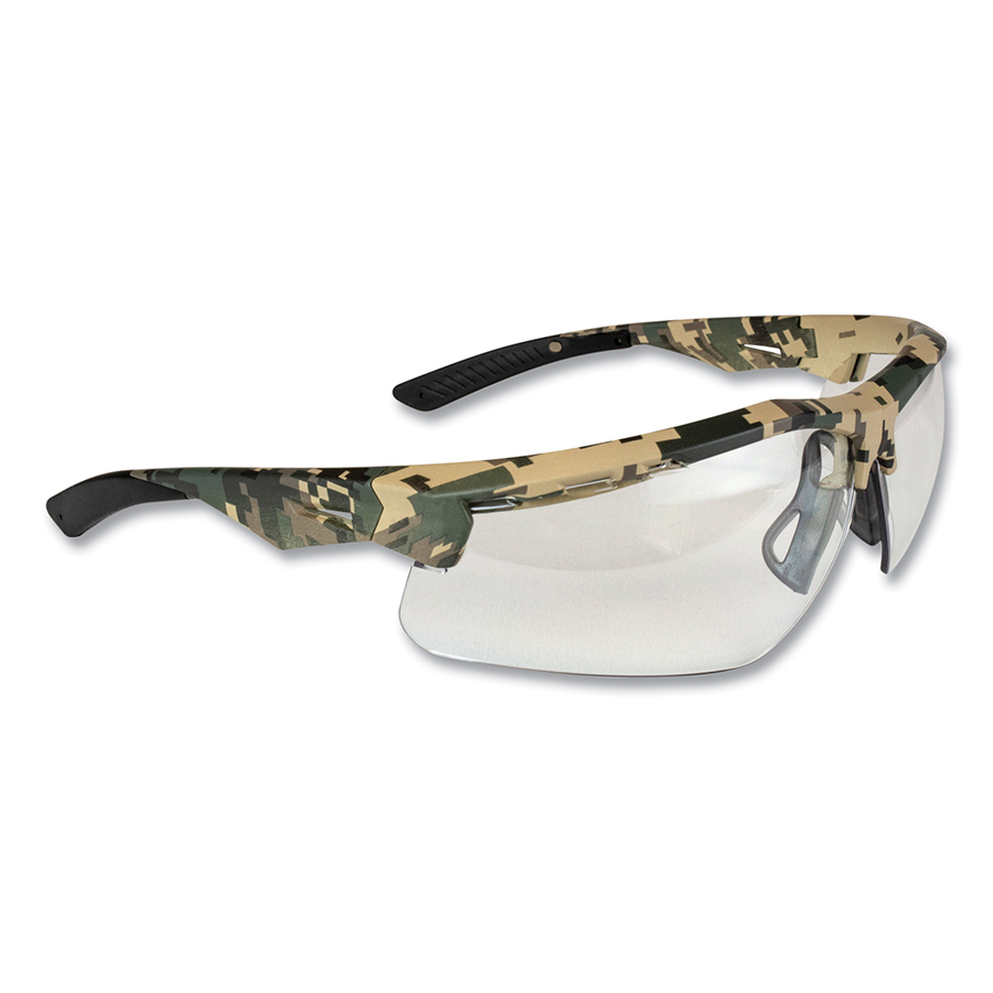 (image for) Radians Thraxus Safety Glasses, Polycarbonate, Anti-Fog Coating, Digital Camo Frame, Pack of 12