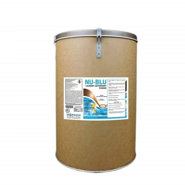 (image for) Nu Blu Laundry Detergent Powder, 50lbs Drum