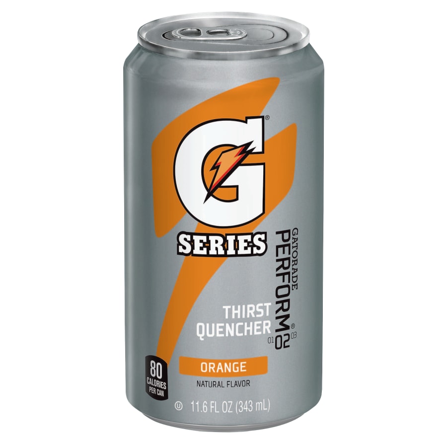 (image for) Gatorade G Series 02 Perform Thirst Quencher Ready-to-Drink Can, 11.6 fl oz, Orange