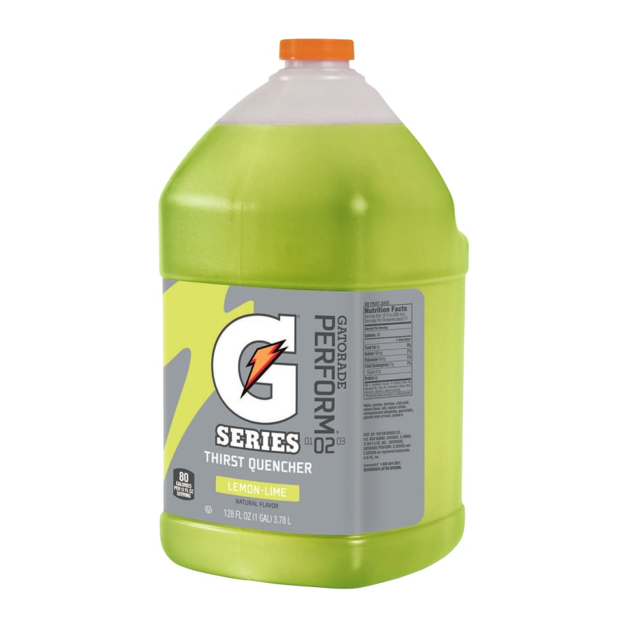 (image for) Gatorade Liquid Concentrate, 1 gal, Jug, 6 gal Yield, Lemon-Lime