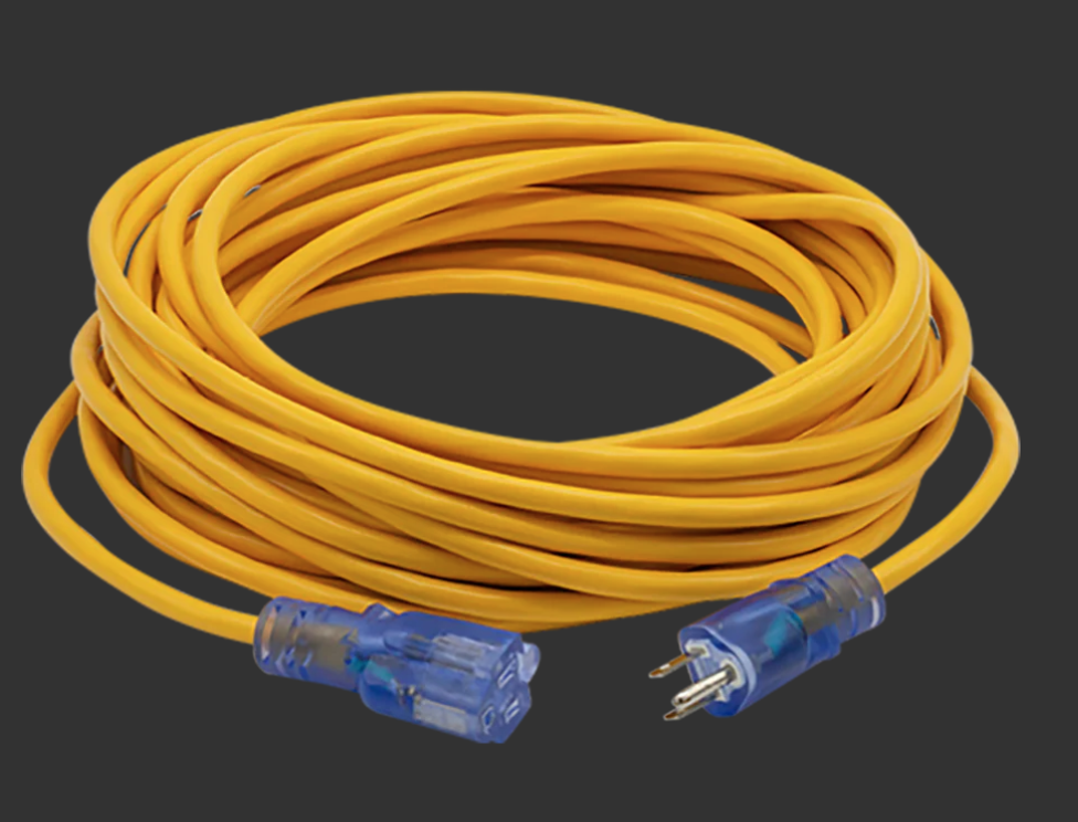 (image for) Mosquito 50' 16/3 Pro Power Lighted Extension Cord Yellow