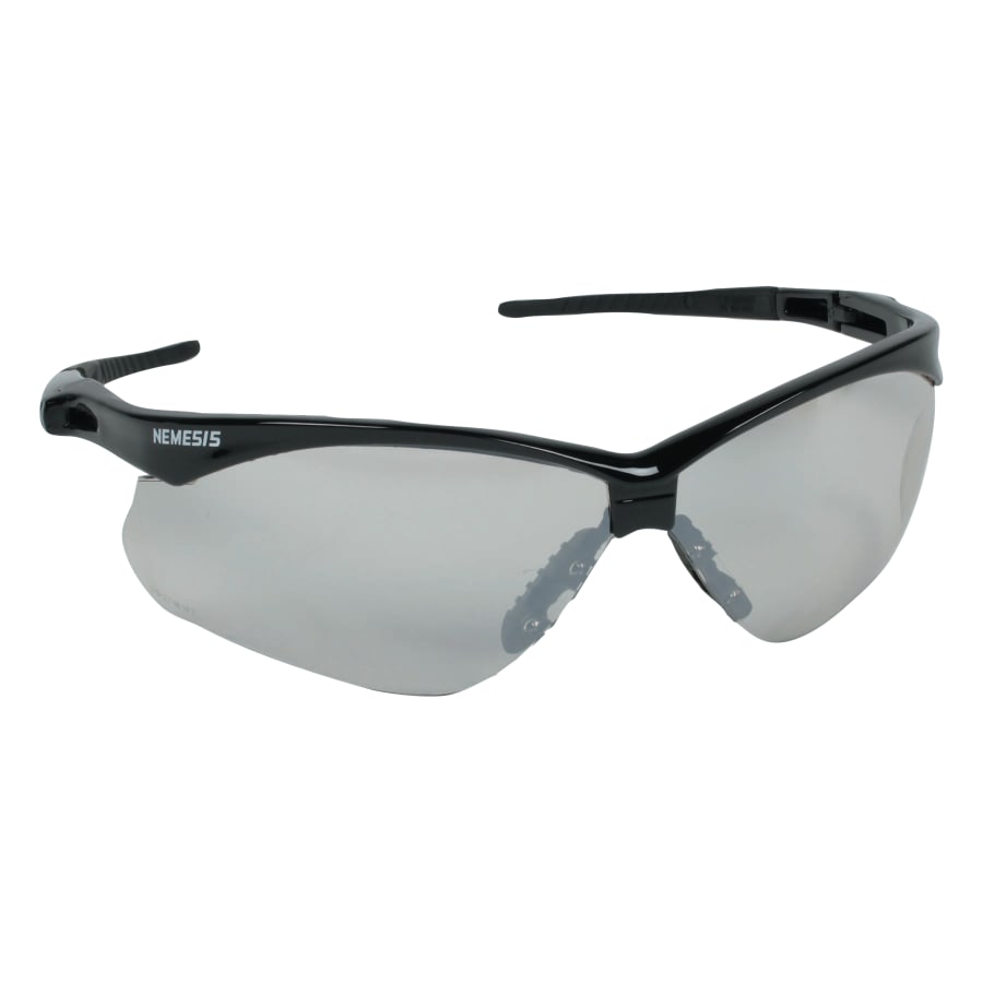 (image for) Kleenguard V30 Nemesis CSA Safety Glasses, Indoor/Outdoor, Uncoated, Nylon, Black Frame