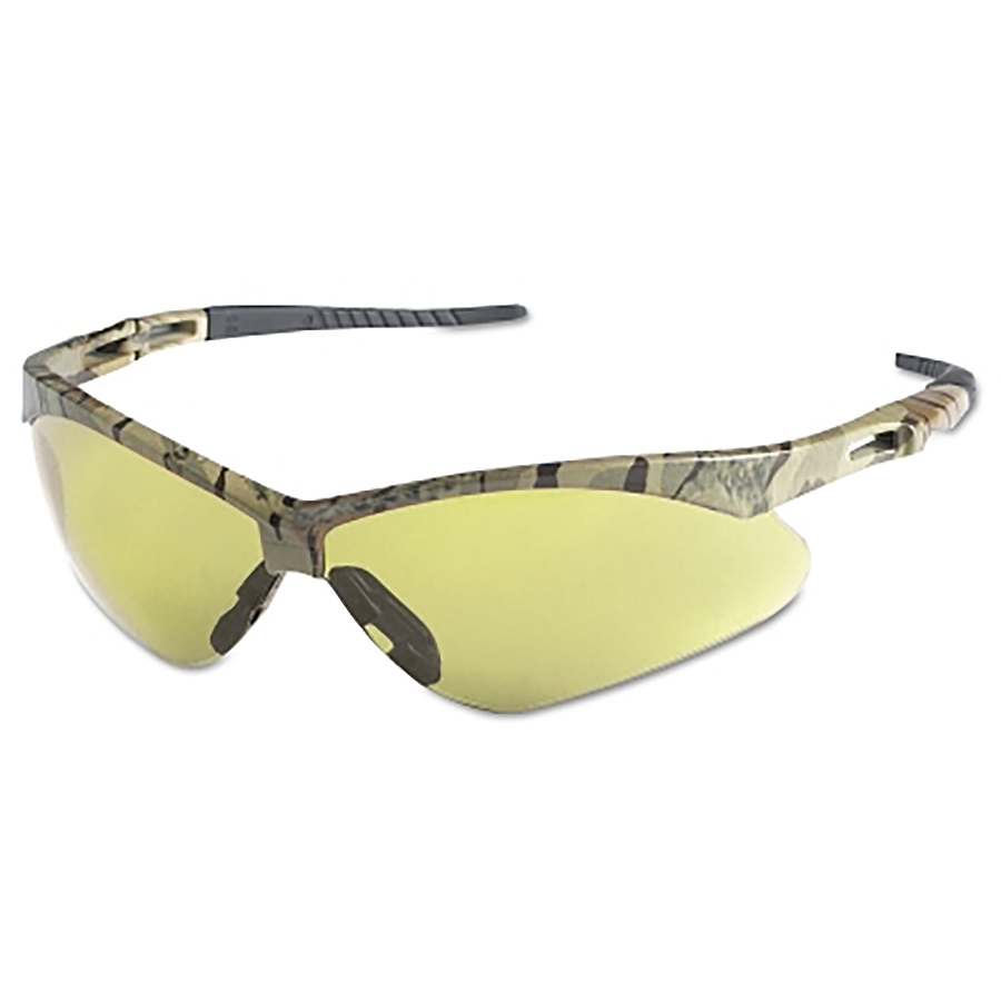 (image for) Kleenguard V30 Nemesis Safety Glasses, Amber, Polycarbonate Lens, Anti-Fog, Camouflage Frame
