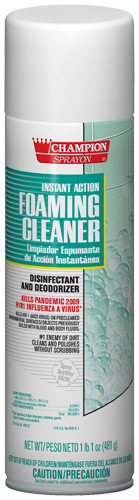 (image for) Champion Sprayon Foaming Disinfectant Cleaner, Case of 12