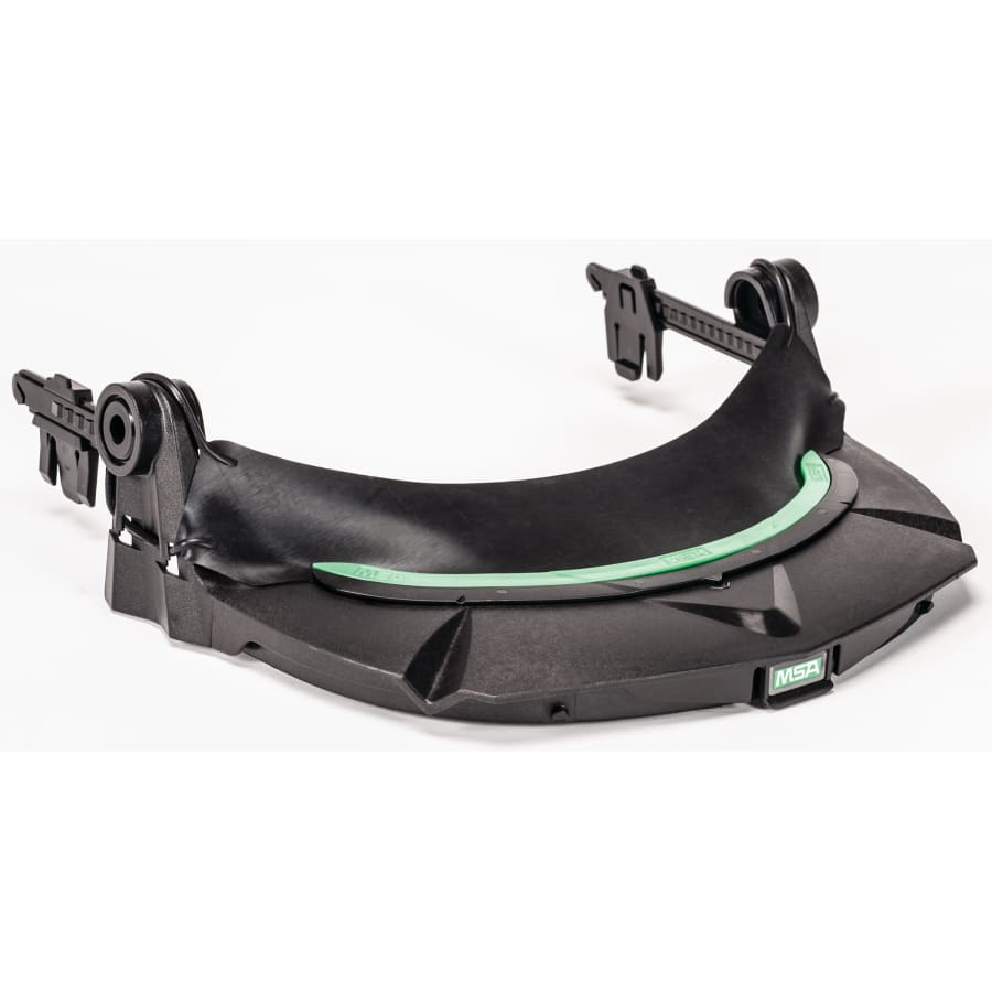 (image for) MSA V-Gard Visor Frame for General Purpose, Includes Debris Control, Black/Green