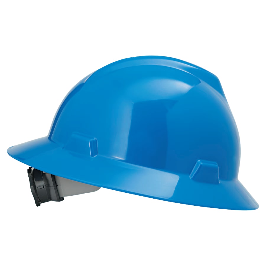 (image for) MSA V-Gard Protective Hats, Fas-Trac Ratchet, Hat, Blue