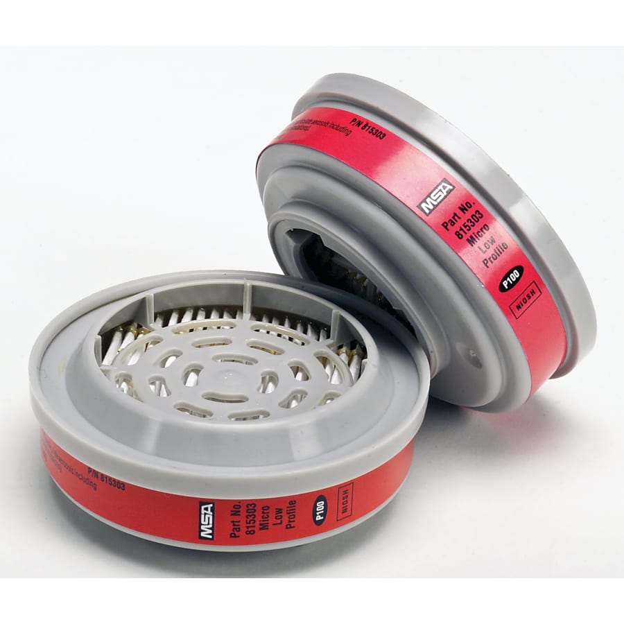 (image for) MSA Advantage Respirator Cartridge, Low Profile, P100, Pack of 2